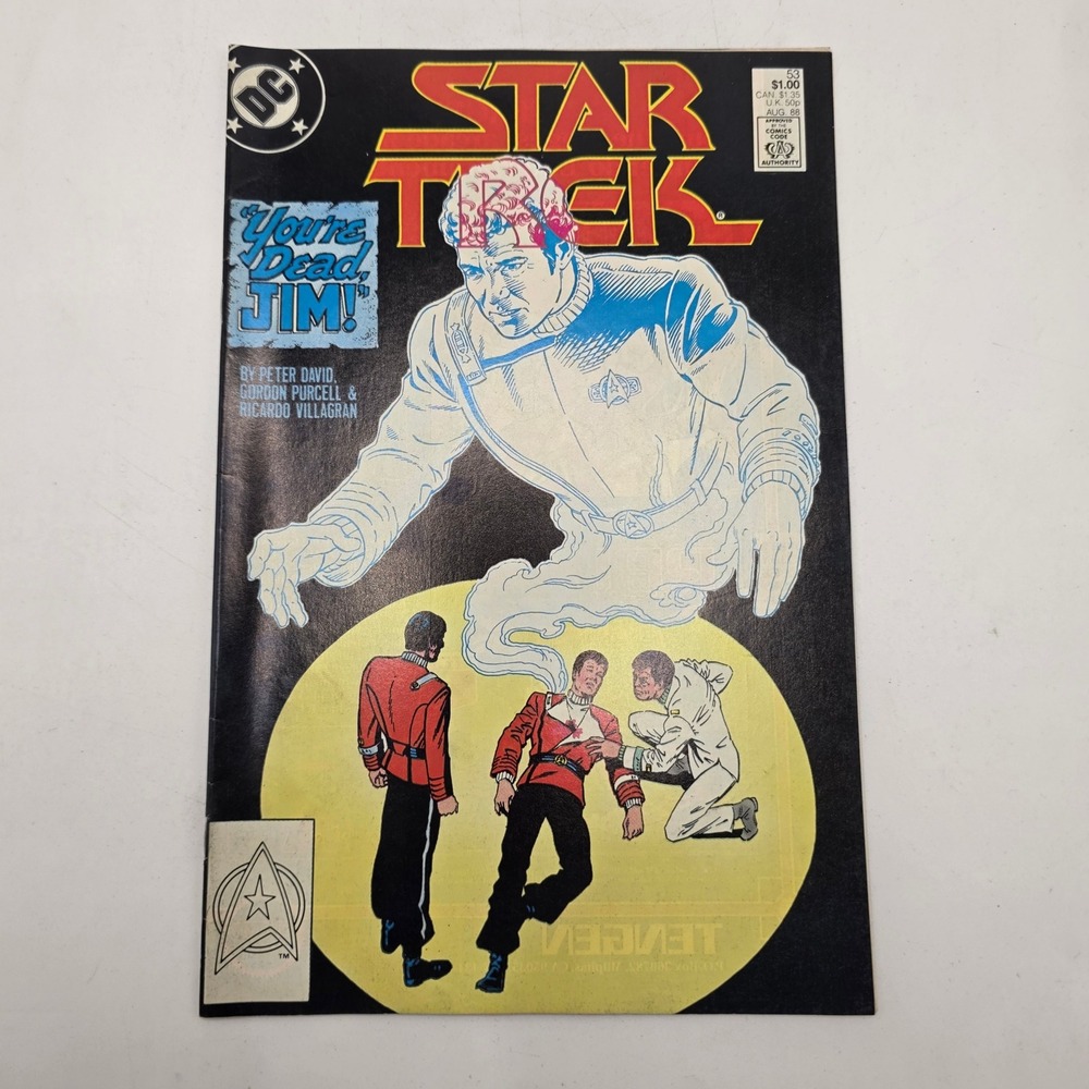 DC Comics Star Trek 53 You're Dead Jim Peter David Kirk Spock Sci-Fi 1988 Copper